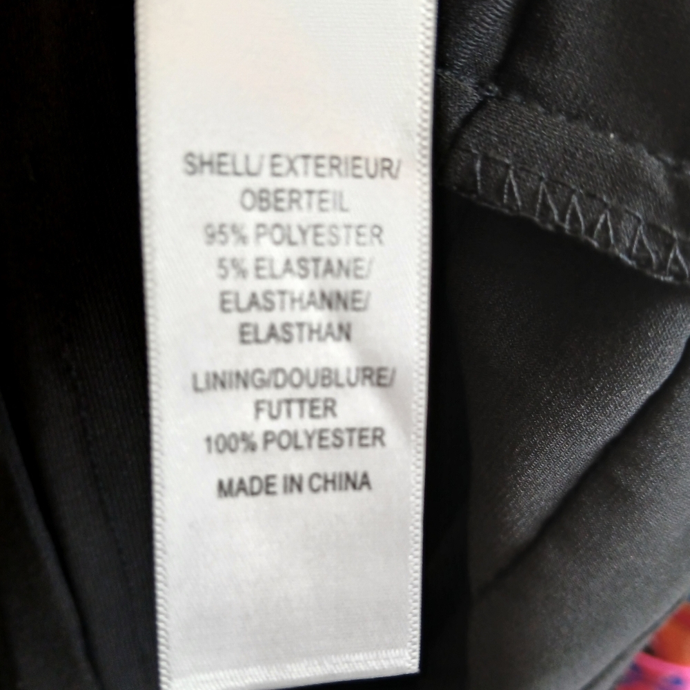 Adrianna Papell Pleated Jersey Sheath Black Size 12 - Picture 5 of 6